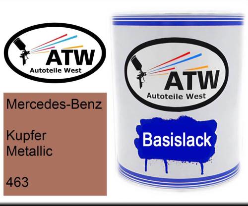 Mercedes-Benz, Kupfer Metallic, 463: 1L Lackdose, von ATW Autoteile West.